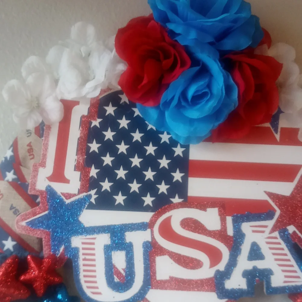 Memorial Day/ Fourth of July Wreath